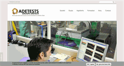 Desktop Screenshot of adetests.com