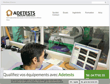 Tablet Screenshot of adetests.com